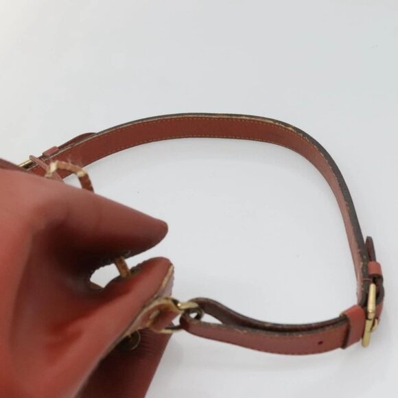 LOUIS VUITTON Epi Petit Noe Shoulder Bag Brown M44103 LV Auth BA3501 - Picture 9 of 16